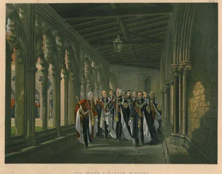 Le Cloître du Doyen, Windsor, 1863
