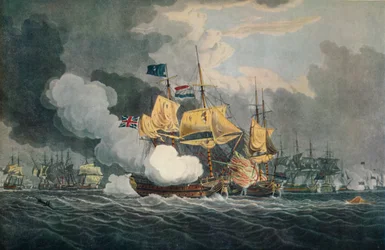 La bataille de Camperdown, vers 1798, 1924