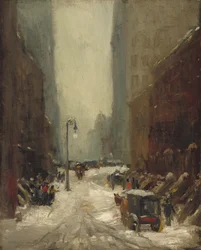 Neige à New York, 1902