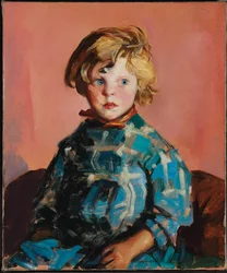 La Robe à carreaux bleus