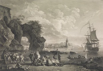 Vue de Pausilype près de Naples, 1785