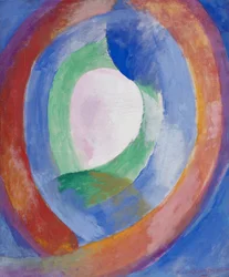 Formes circulaires, lune no. 1