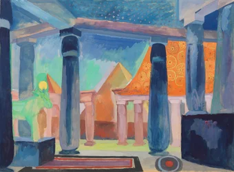 Décor de scène pour Cléopâtre, vers 1918