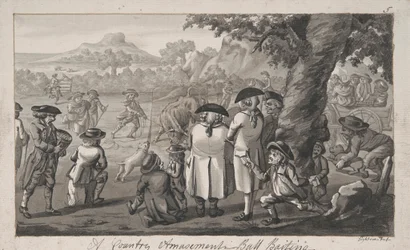 Un amusement de campagne - Combat de taureaux