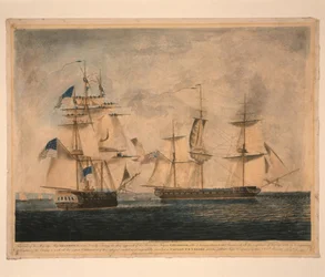 Le HMS Shannon capture l