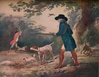 Chasse au faisan, 1790, 1917
