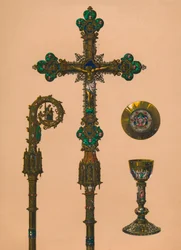 Objets pour usage ecclésiastique par E.C. Trioullier, Paris, 1893
