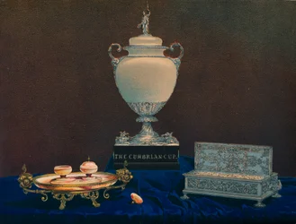 Vase et encriers