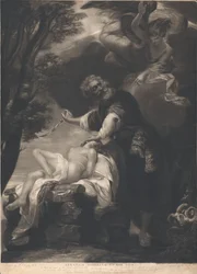 Abraham offrant son fils