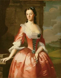 Portrait de Mme John Vinal (1724-57) 1748