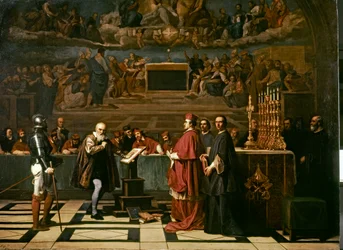 Galilée devant le Saint-Office en 1632, 19e siècle (huile sur toile)