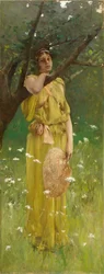 Rêverie, vers 1883-1884