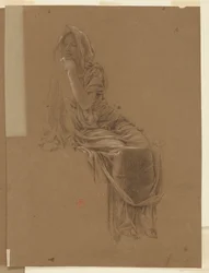 Étude pour une femme assise, "Festival des vendanges," Mendelssohn Glee Club, New York, NY
