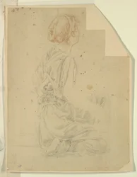Étude pour une femme assise, « Festival des vendanges », Mendelssohn Glee Club, New York, NY