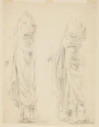 Étude pour le chef du cortège, « Fête des vendanges », Mendelssohn Glee Club, New York, NY