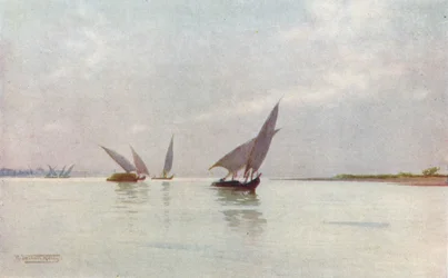 Un jour argenté sur le Nil, vers 1880, 1904