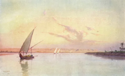 Tel-El-Amarna, sur le côté supérieur, c1880, 1904