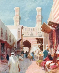 Le Bab-Zaweyla (lithographie couleur)