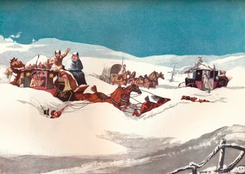 Les courriers de Holyhead et Chester, 1905