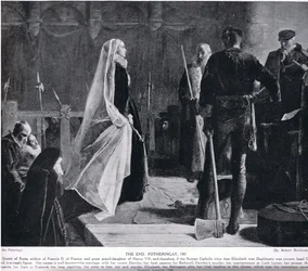La fin, Fotheringay, 1587, illustration de 
