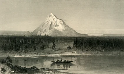 Mont Hood, depuis la Columbia