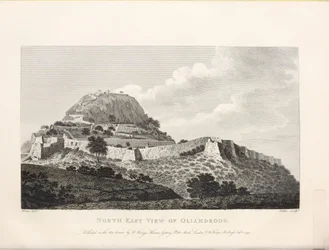 Illustration tirée du livre Select views in Mysore, the country of Tippoo Sultan de Home, Robert et publié par Mr. Bowyer