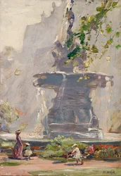 La fontaine, Princes Street Gardens, Édimbourg