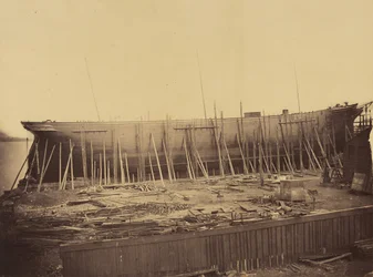 Aphrodita en construction, vers 1857