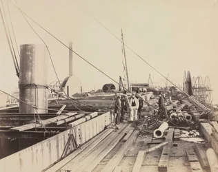 Scène de pont du Great Eastern
