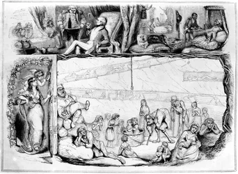 Capital et travail, illustration tirée de «Punch», 29 juillet 1843