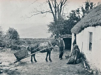 Une glissade de gazon à Gendun, c1903