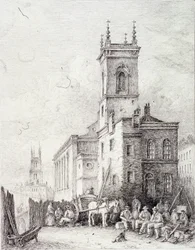 Viaduc de Holborn, Londres, vers 1865