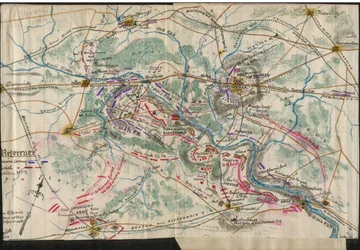 (Carte de la première bataille de Bull Run) LOC gvhs01.vhs00060