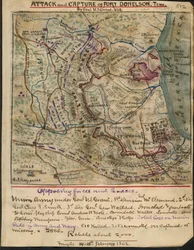 Attaque et prise de Fort Donelson, Tenn. par le général U.S. Grant U.S.A. LOC gvhs01.vhs00078