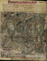 Bataille de Chancellorsville, Virginie, 2 et 3 mai 1863 LOC gvhs01.vhs00299