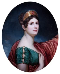 Une dame en costume de cour, dite l