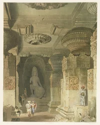 Intérieur du Temple de la Grotte d
