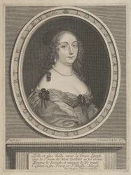 Portrait de Louise-Marie, reine de Pologne et de Suède