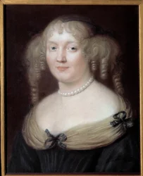 Portrait de Marie de Rabutin-Chantal, Marquise de Sévigné dite Madame de Sévigné (1626-1696), femme de lettres