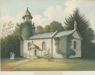 Église de Patshull : peinture à l