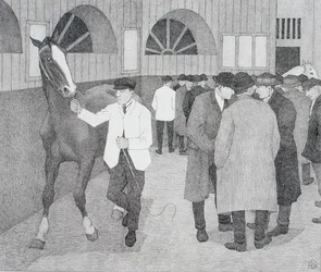 Marchands de chevaux au Barbican (Barbican No.2) 1921