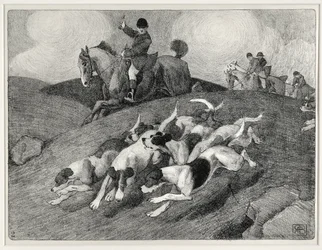 Scène de chasse