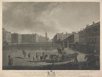 Cette Vue de Hanover Square