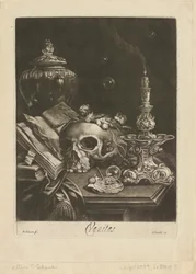 Nature morte de vanité, vers 1685-88