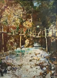 Entrée à la cascade du Ponale