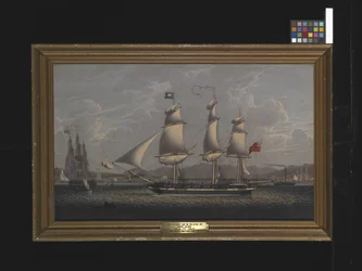 Un navire postal britannique sur la Clyde
