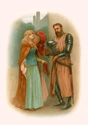 Lancelot et Elaine de Tennyson