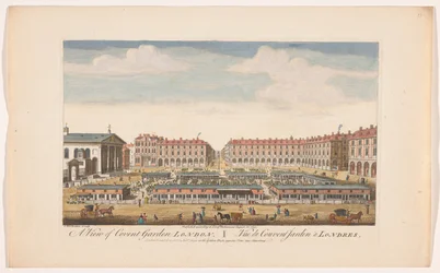 Vue du marché de Covent Garden à Londres (Londres)
