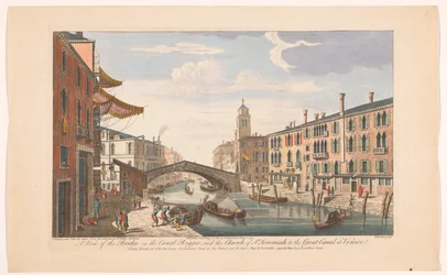 Vue du pont sur le Canal Reggio et de l