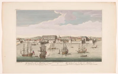 Vue de la ville de Bombay